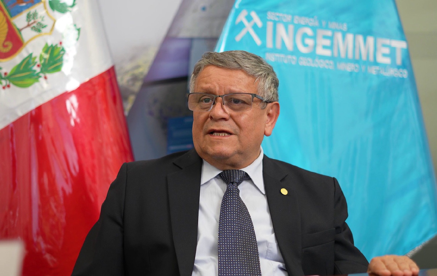 presidente de Ingemmet, Luis Humberto Chirif